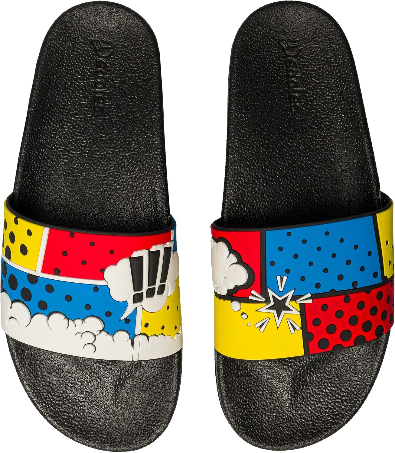 Detalle de Dedoles Badeschuhe & Hausschuhe für Damen, Herren und Kinder – bunte Badesandalen mit lustigen Motiven
