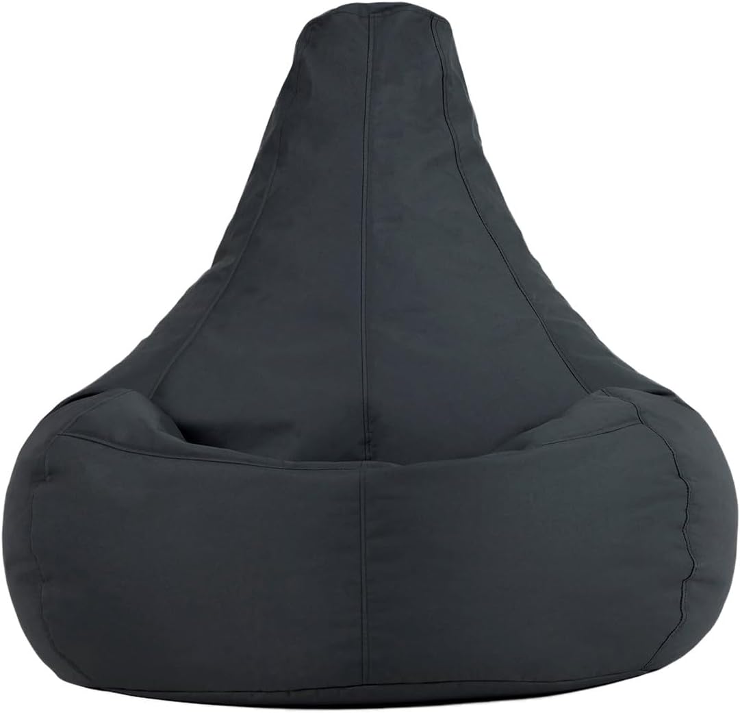 Thumbnail 4 de Bean Bag Bazaar Dalton Gaming Bean Bag Chair (Charcoal Grey) — water resistant fabric, filling included