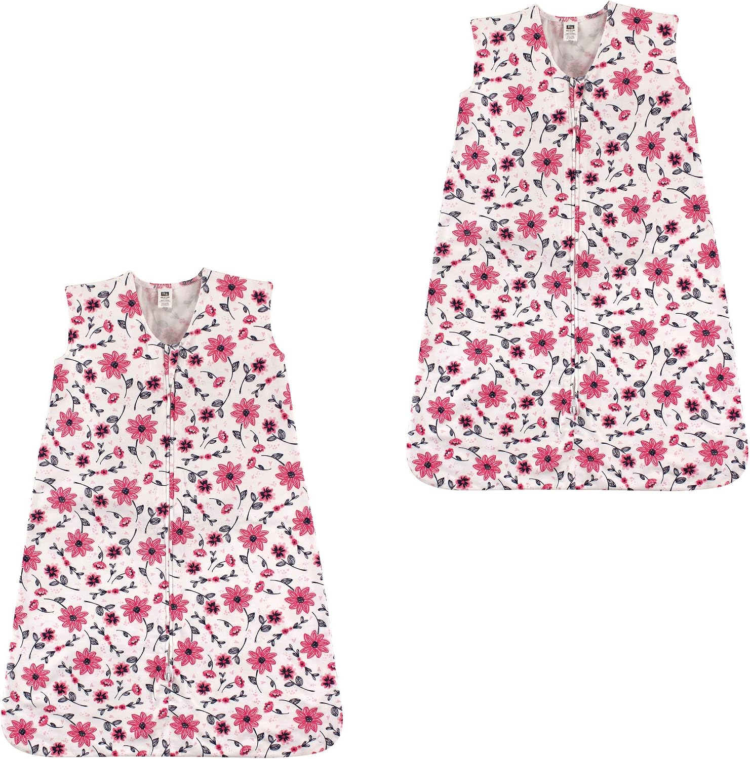 Detalle de Hudson Baby Wearable Sleep Sack, Cotton