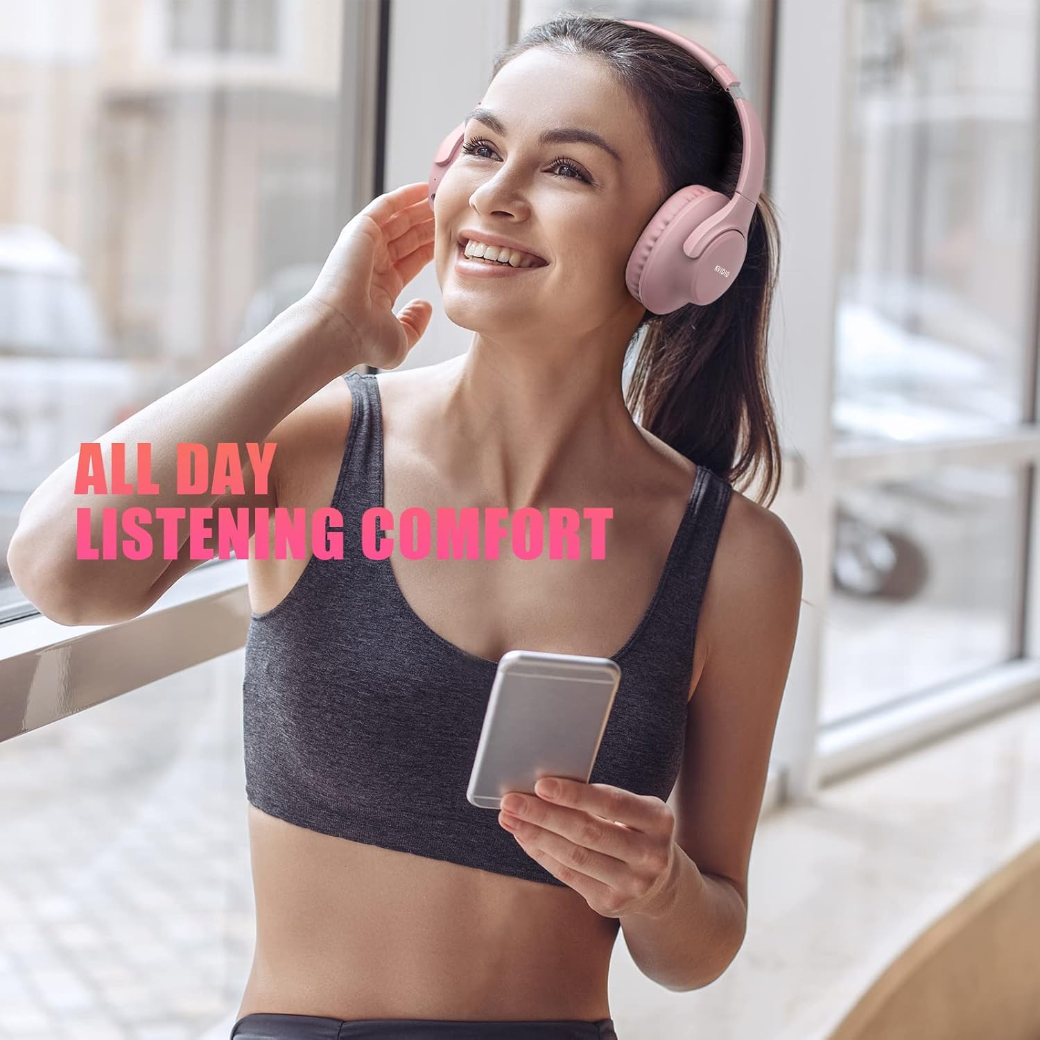 Thumbnail 3 de KVIDIO Bluetooth Headphones 65h playtime 📢