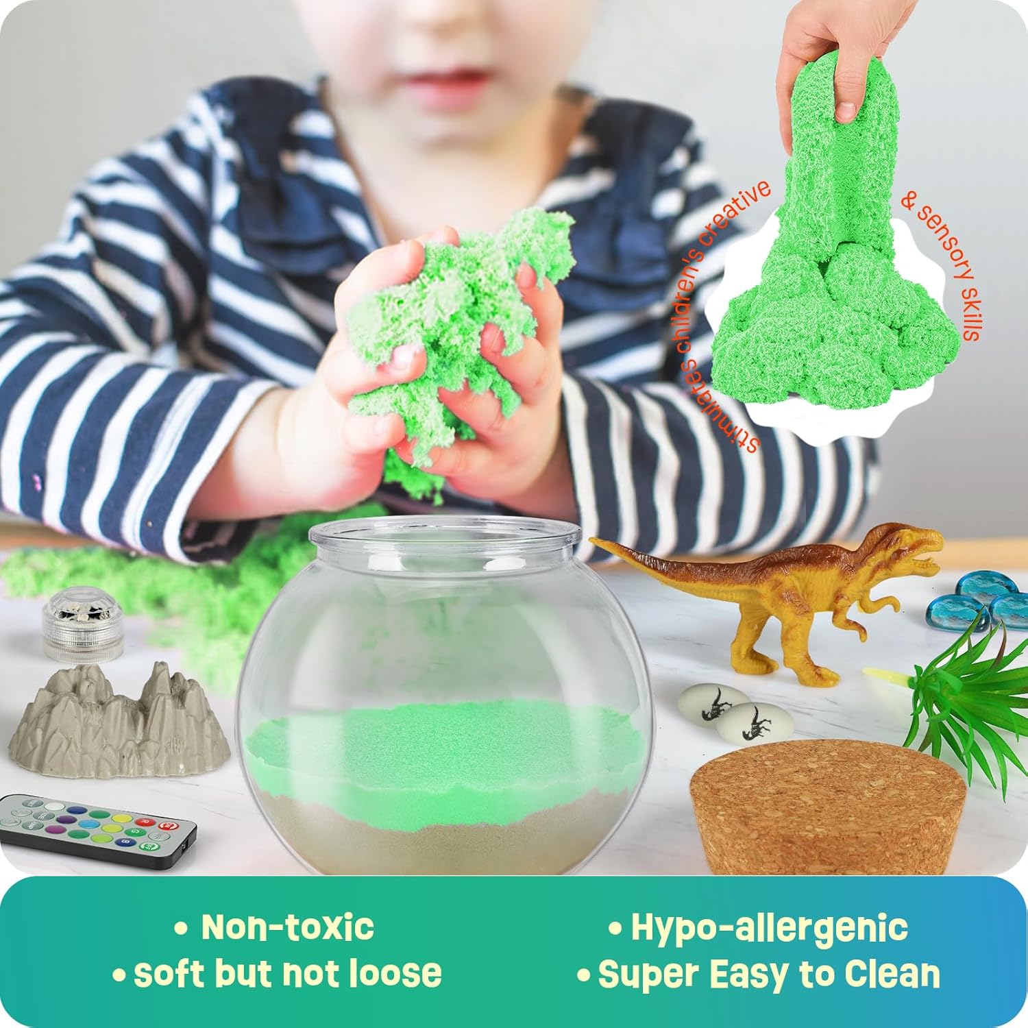 Thumbnail 4 de Dinosaurier-Terrarium-Set 13 Farben 🌙