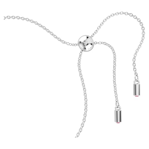 Detalle de Swarovski Bracelet Hyperbola, Cœur et infini – Rose, Métal rhodié