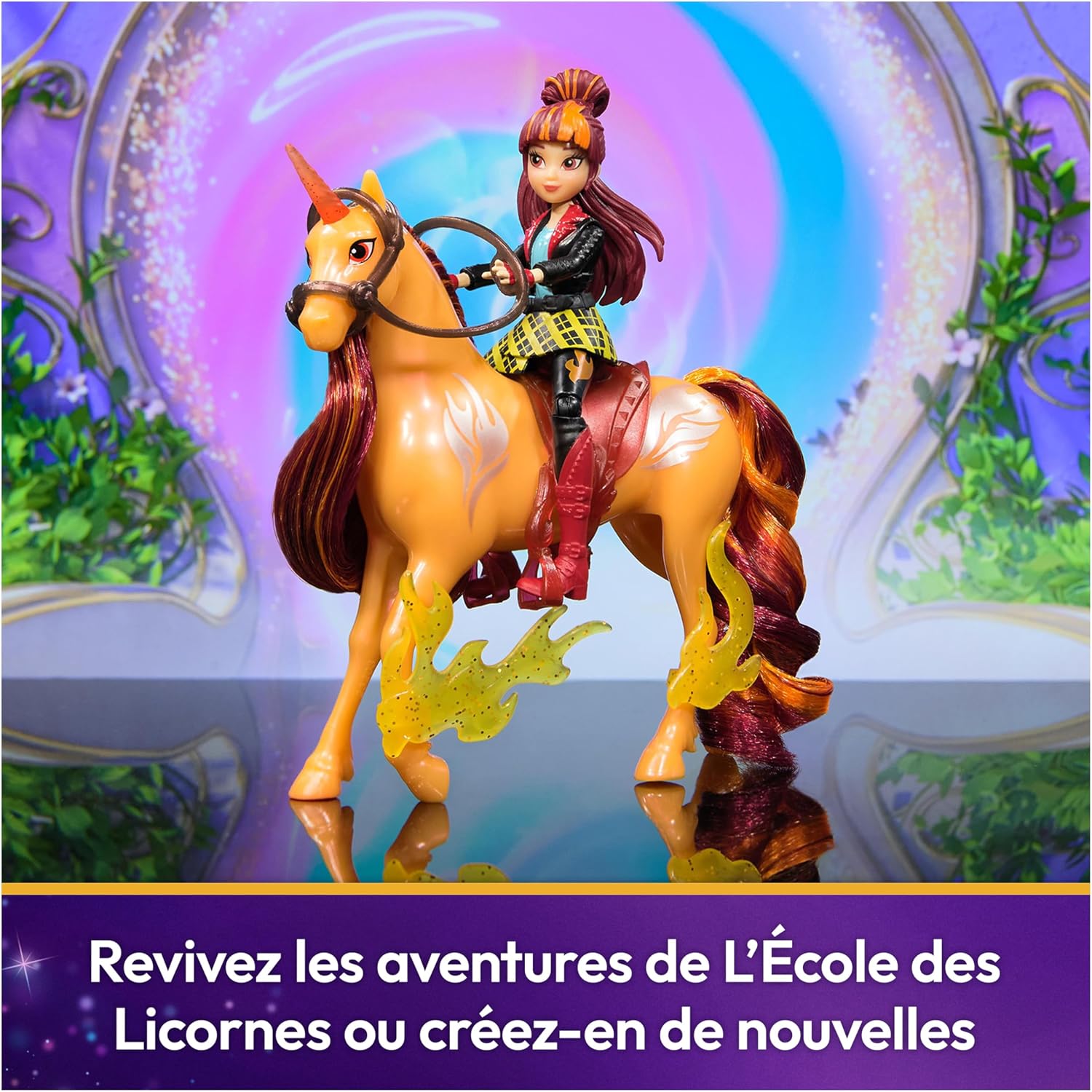 Thumbnail 6 de Unicorn Academy – L’école des licornes : Licorne Cinder + Poupée Valentina (avec accessoires)
