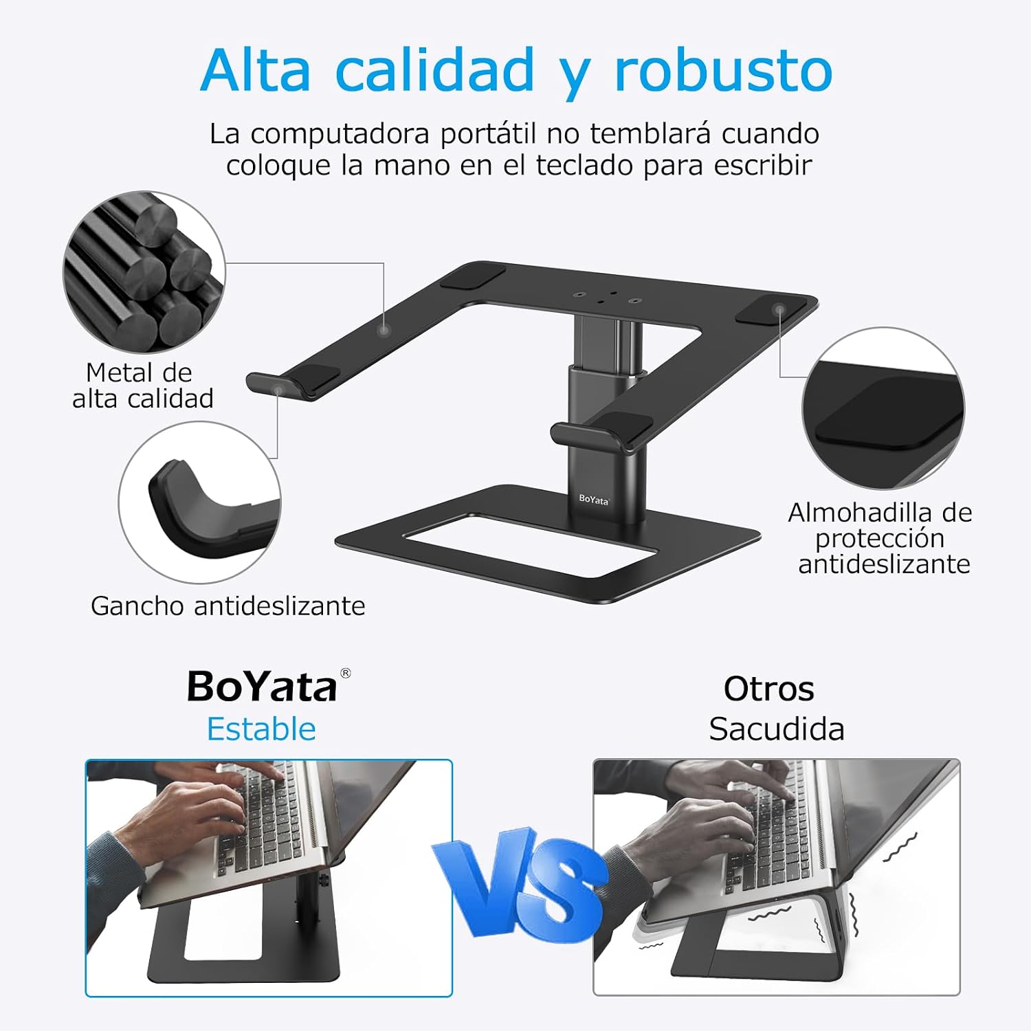 Thumbnail 2 de BoYata Soporte Ventilado Ajustable para Portátil