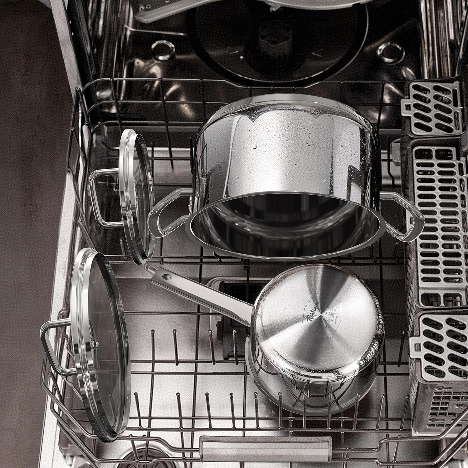 Detalle de Rostique 16 cm stainless steel saucepan