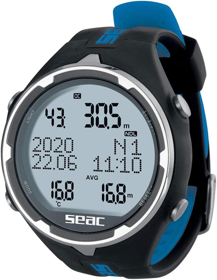 Thumbnail 6 de SEAC Action: computer subacqueo da polso per immersioni e apnea con dive log e allarmi di sicurezza