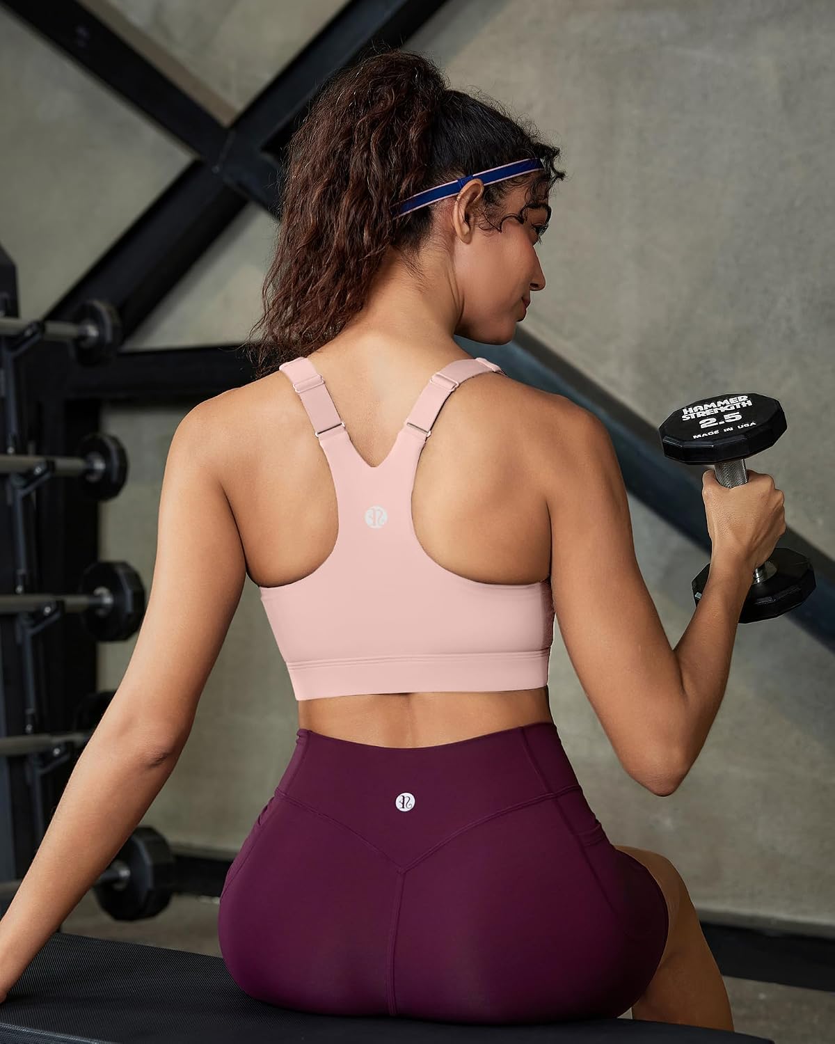 Detalle de RUNNING GIRL Sports Bra with Adjustable Straps