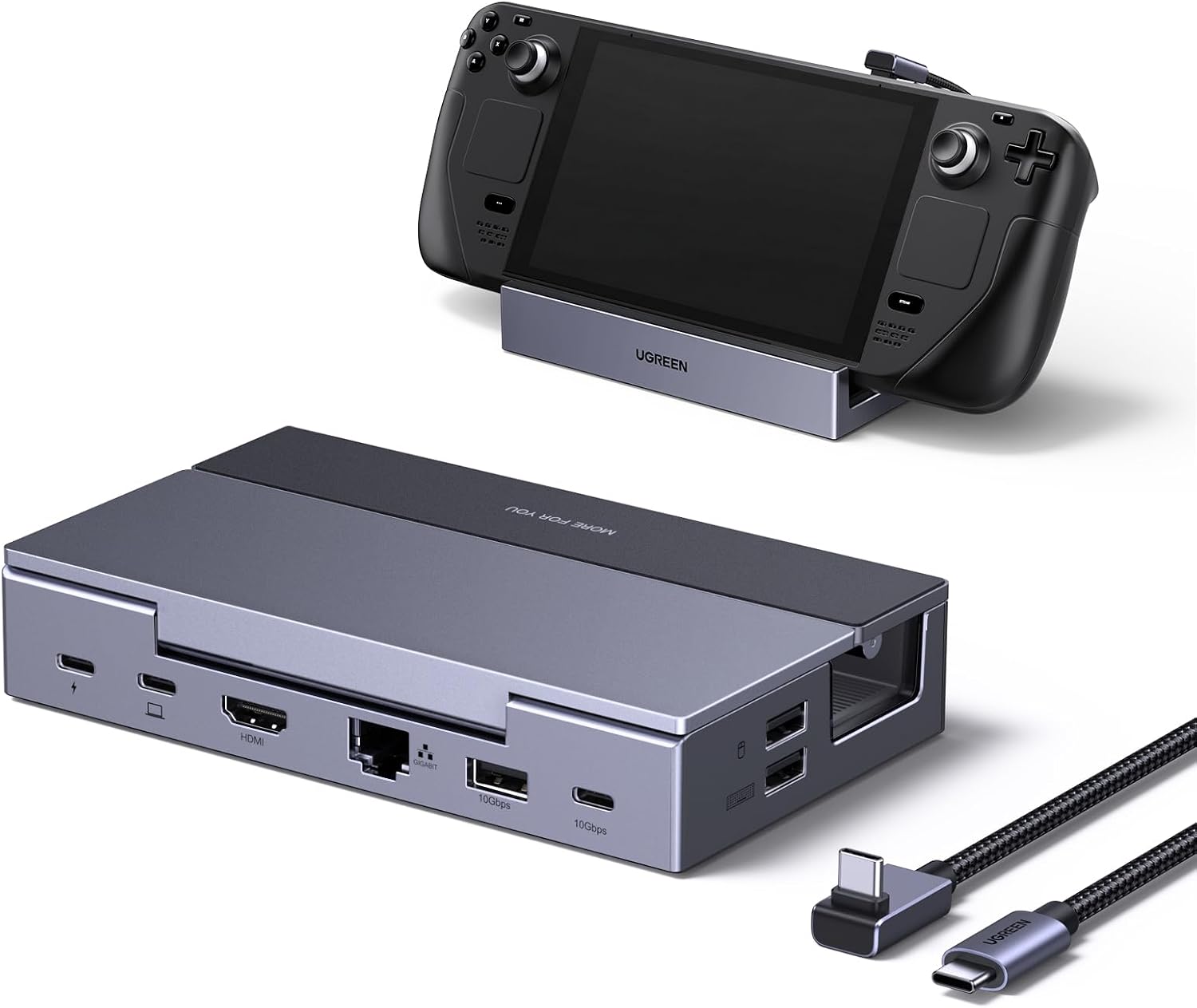 Detalle de UGREEN Steam Deck Dock 9-in-1 docking station