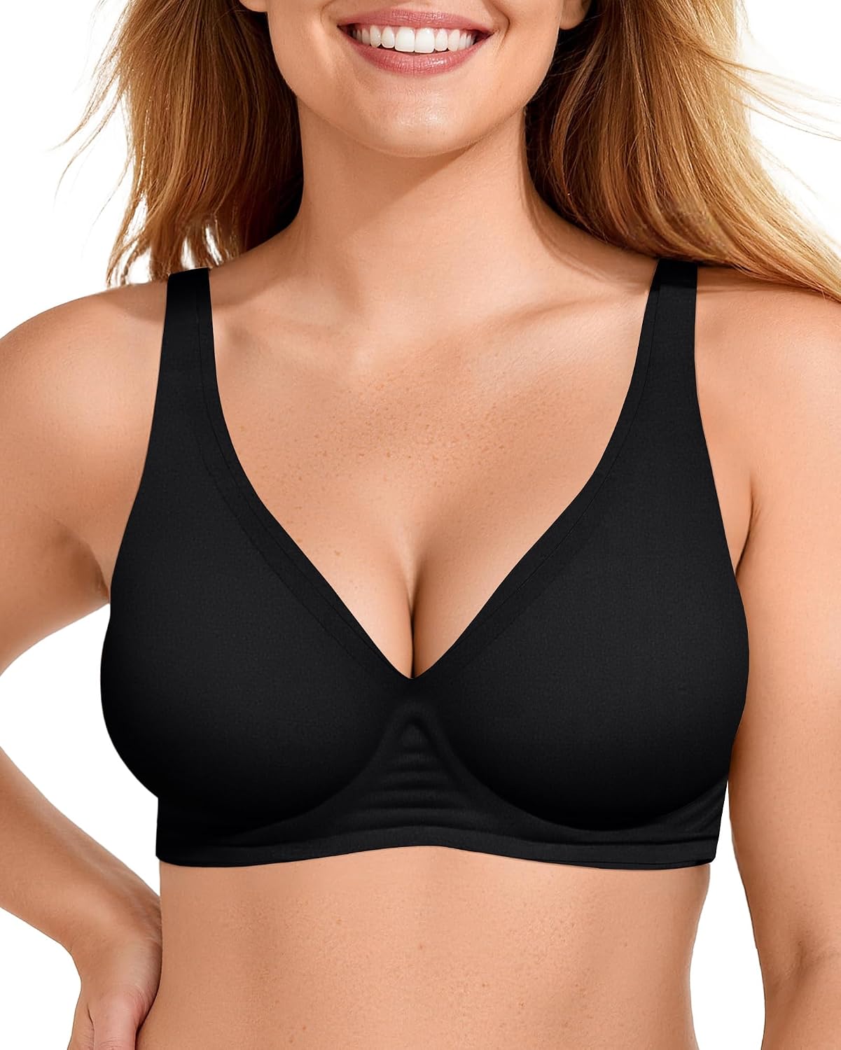 Thumbnail 6 de OEAK Deep V Wireless Bra for Women — Comfortable, Seamless, Padded, No-Wire