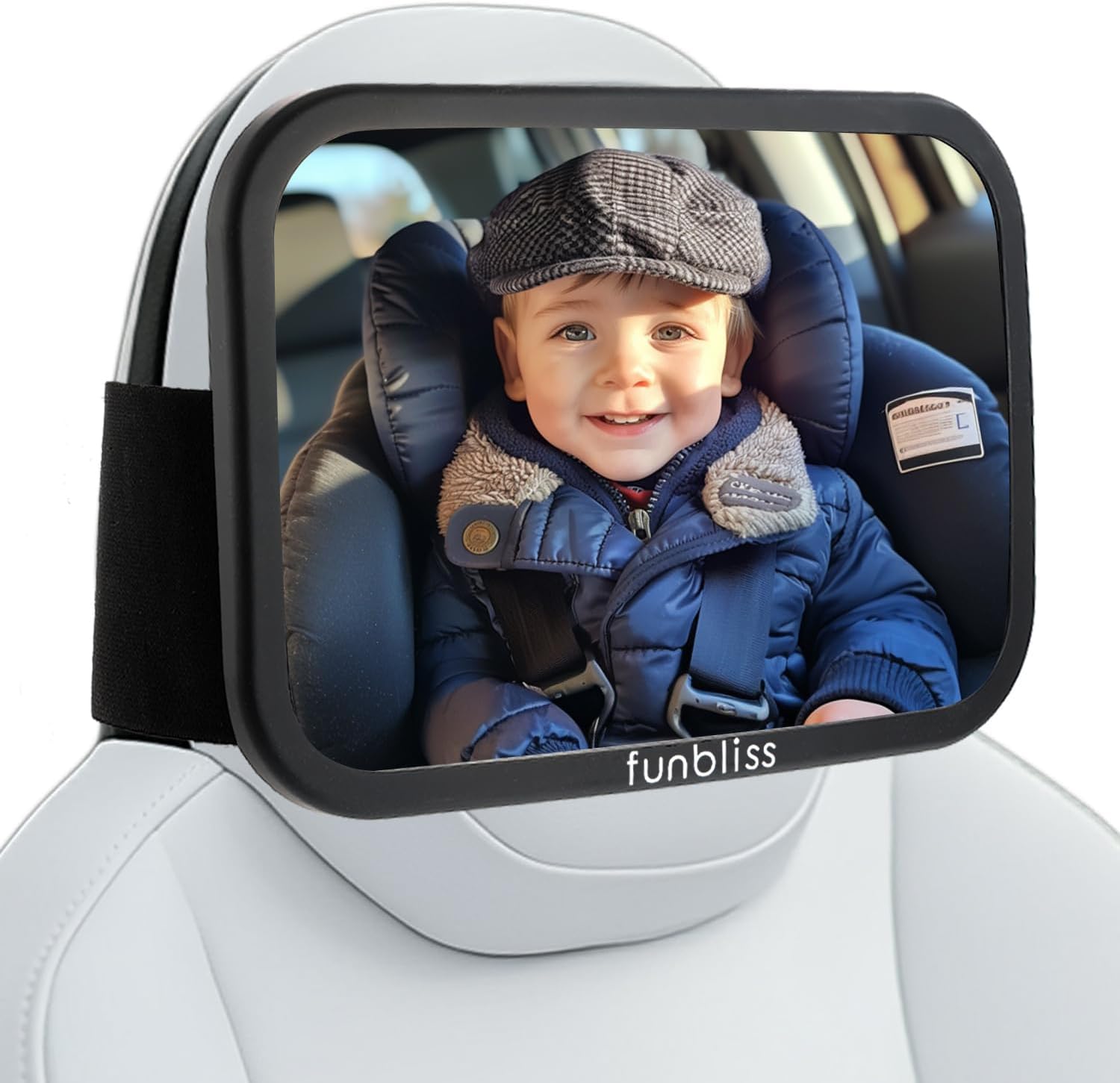 Thumbnail 6 de Funbliss Rückspiegel Auto Baby 2er-Pack – bruchsicher, vibrationsfrei, 360° verstellbar