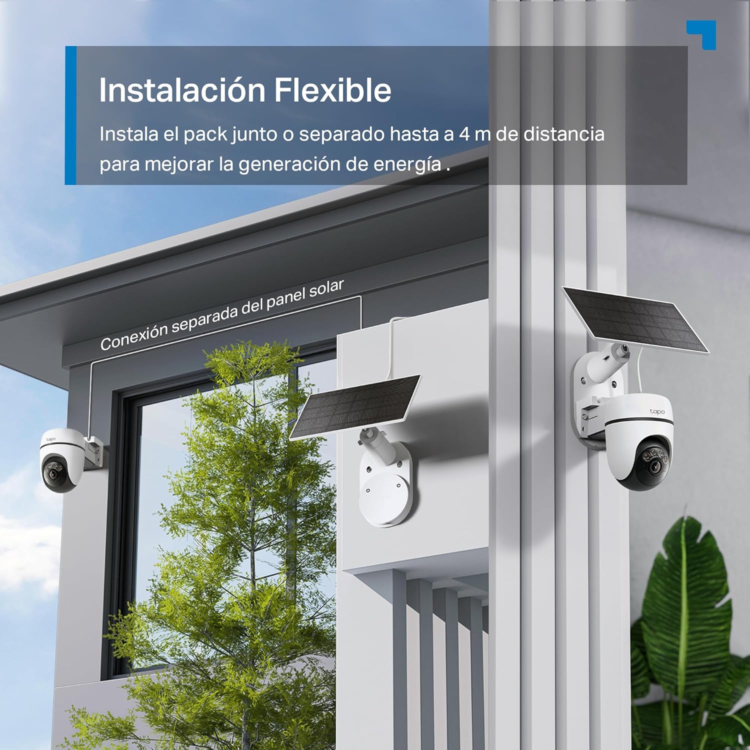 Thumbnail 2 de Tapo C610 Kit cámara exterior 2K con panel solar
