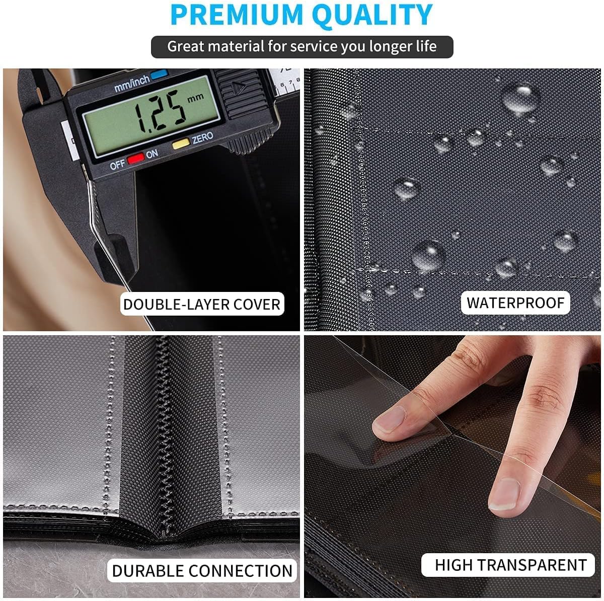 Thumbnail 3 de WAIZHIUA 9 Pocket Card Binder – 216-Pocket PU Leather Style Card Album with Elastic Strap