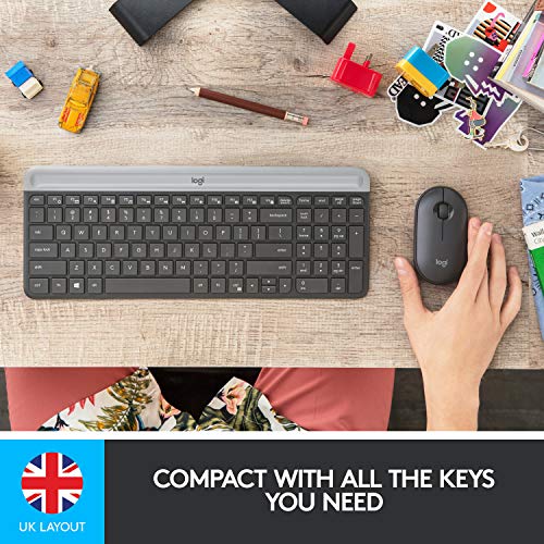 Detalle 2 de Logitech MK470 Slim Wireless Keyboard & Mouse Combo for Windows