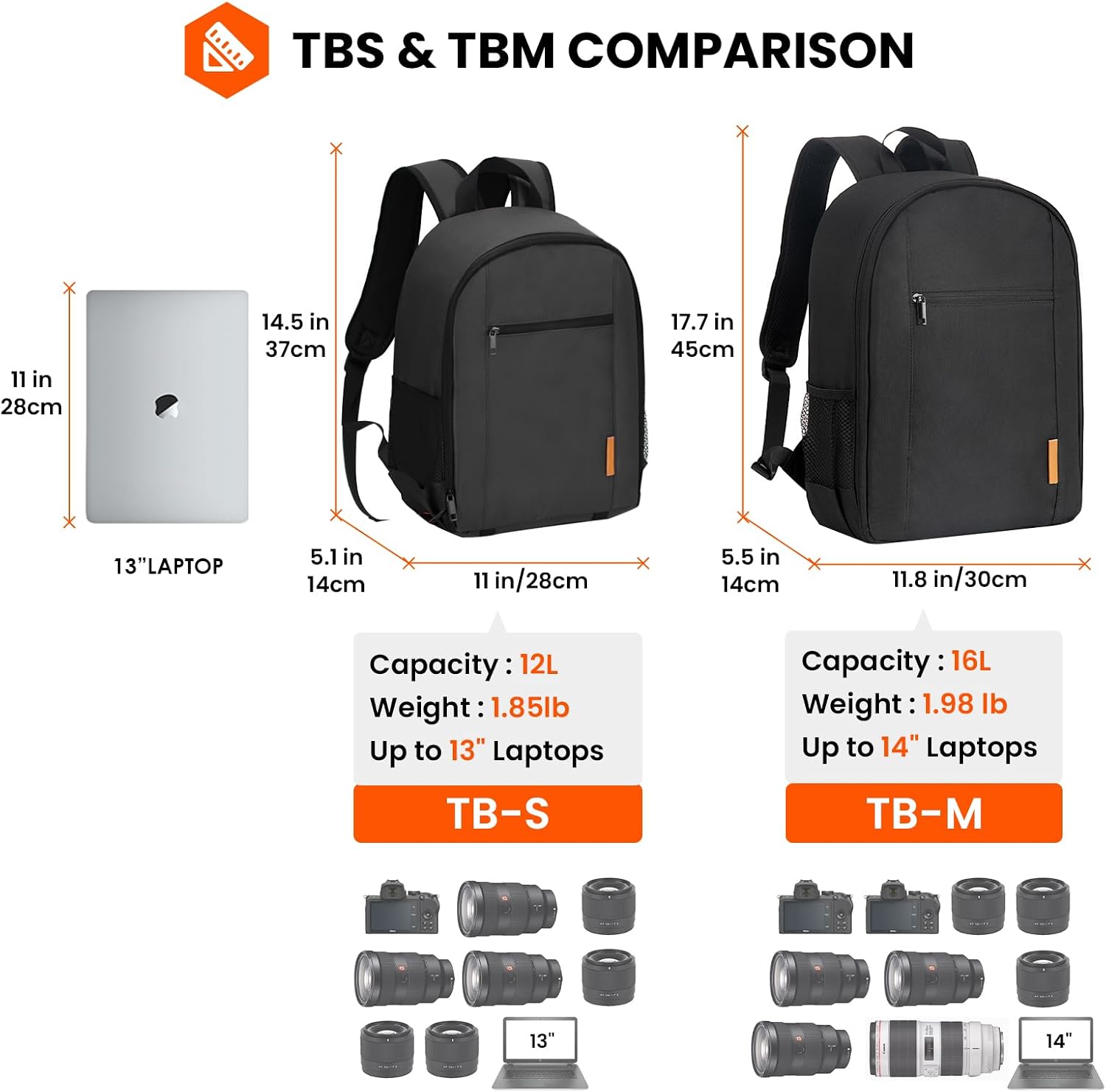 Thumbnail 6 de TARION Camera Backpack 12L