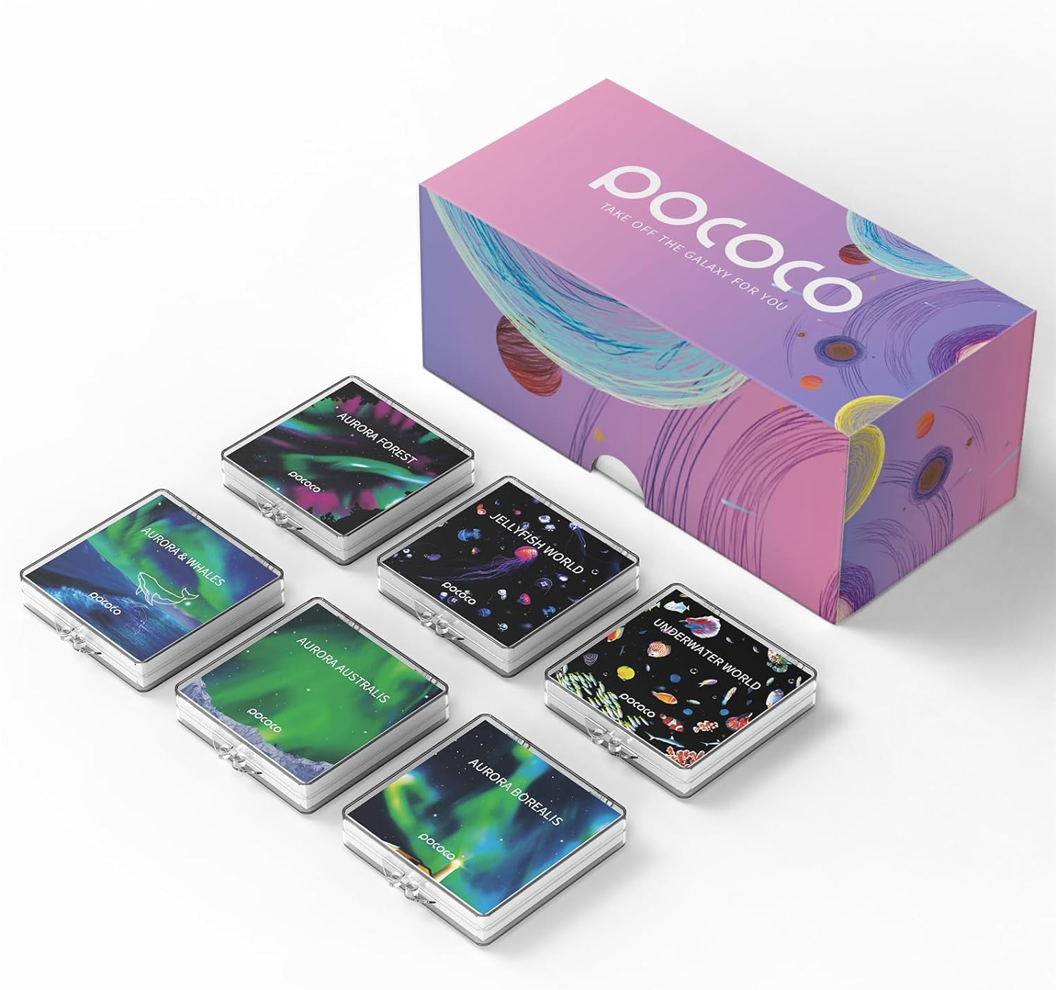 Detalle de Aurora & Tiefsee Scheiben für POCOCO Galaxy Projektor 5K Ultra HD