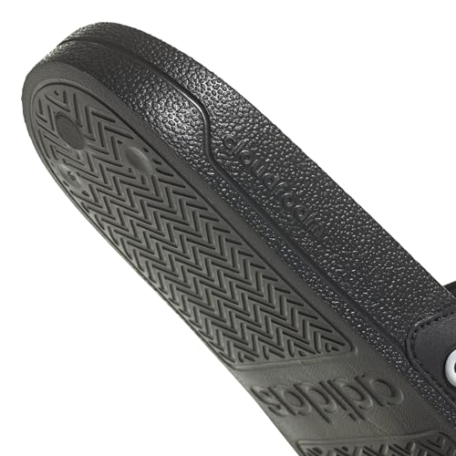 Detalle de adidas Adilette Shower Slides Unisex – Core Black/Cloud White, Größe EU 42
