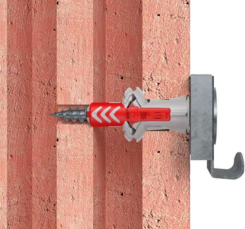 Thumbnail 6 de Fischer kit appendi specchi SKL-M 45490 con tasselli DuoPower per fissaggio su muro e cartongesso
