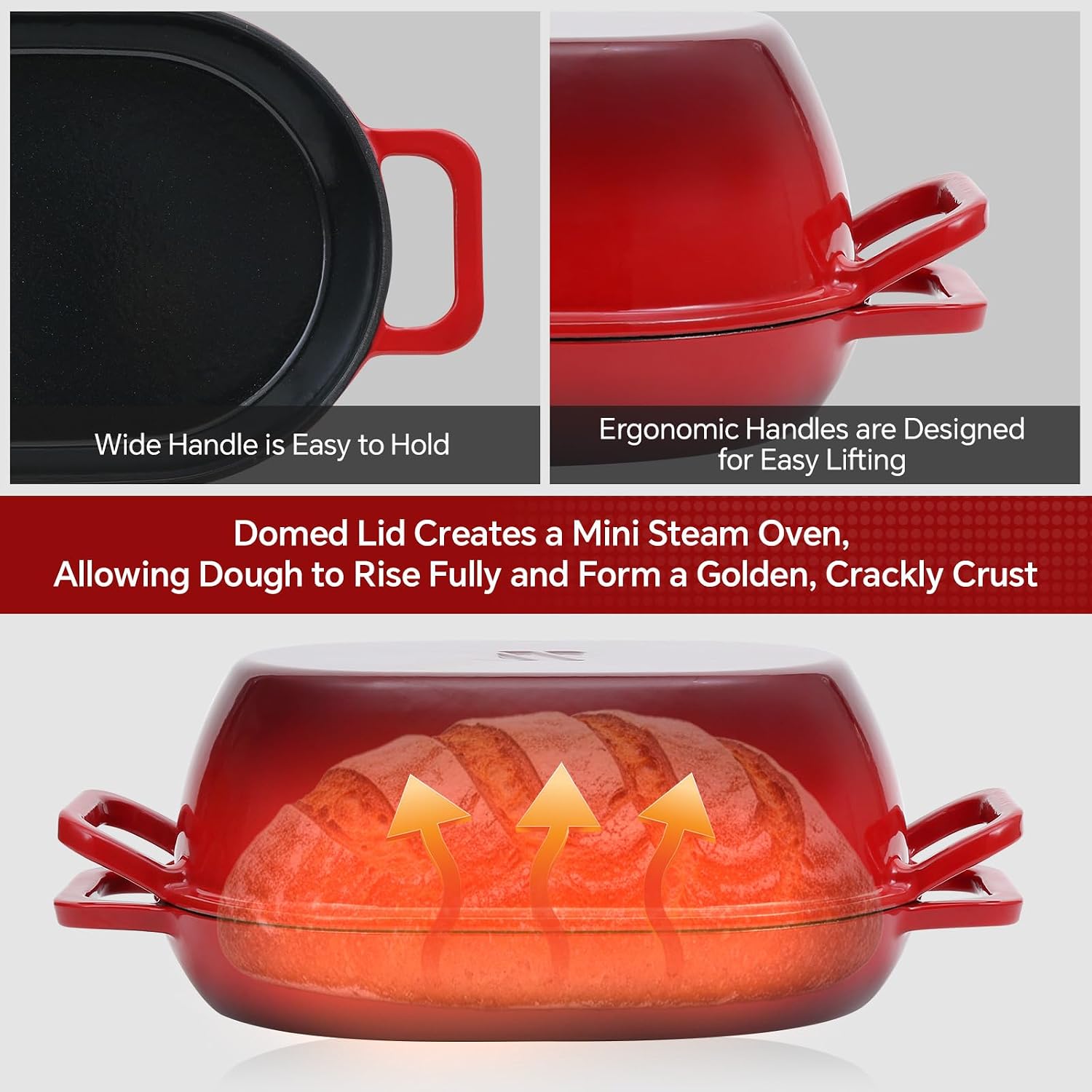 Thumbnail 1 de Northriver Casting 12x8 Oval Dutch Oven