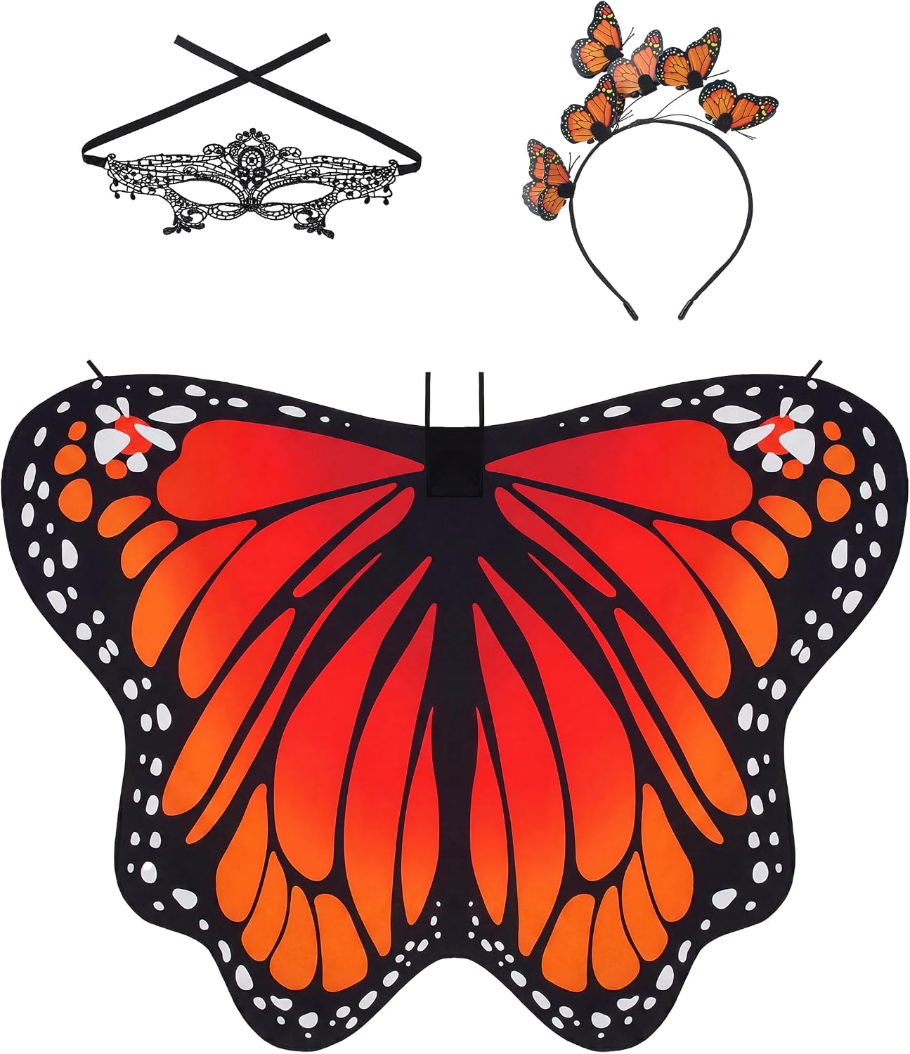Detalle de Spooktacular Creations Butterfly Wings Costume in Chiffon