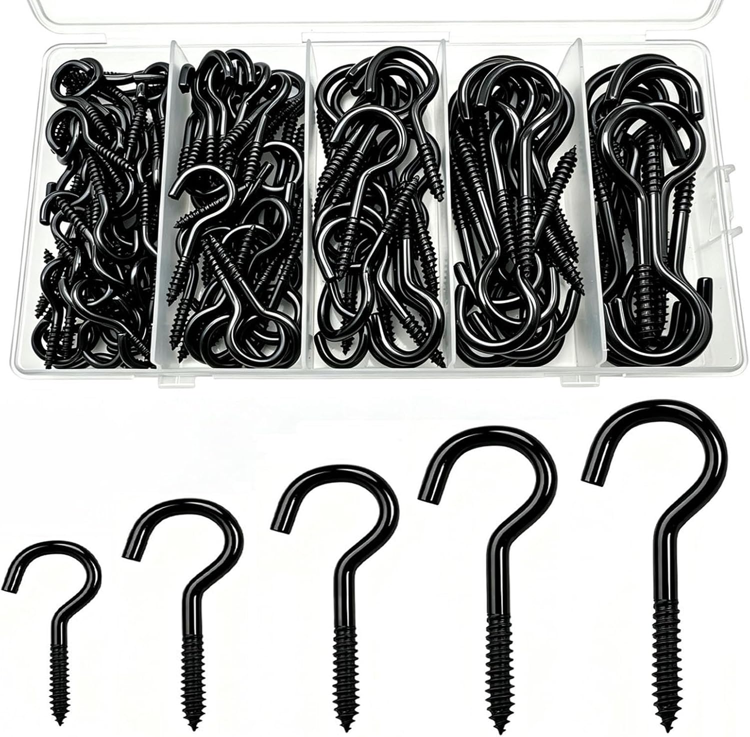 Detalle de ANDILIKE Screw Hooks, 5 Sizes