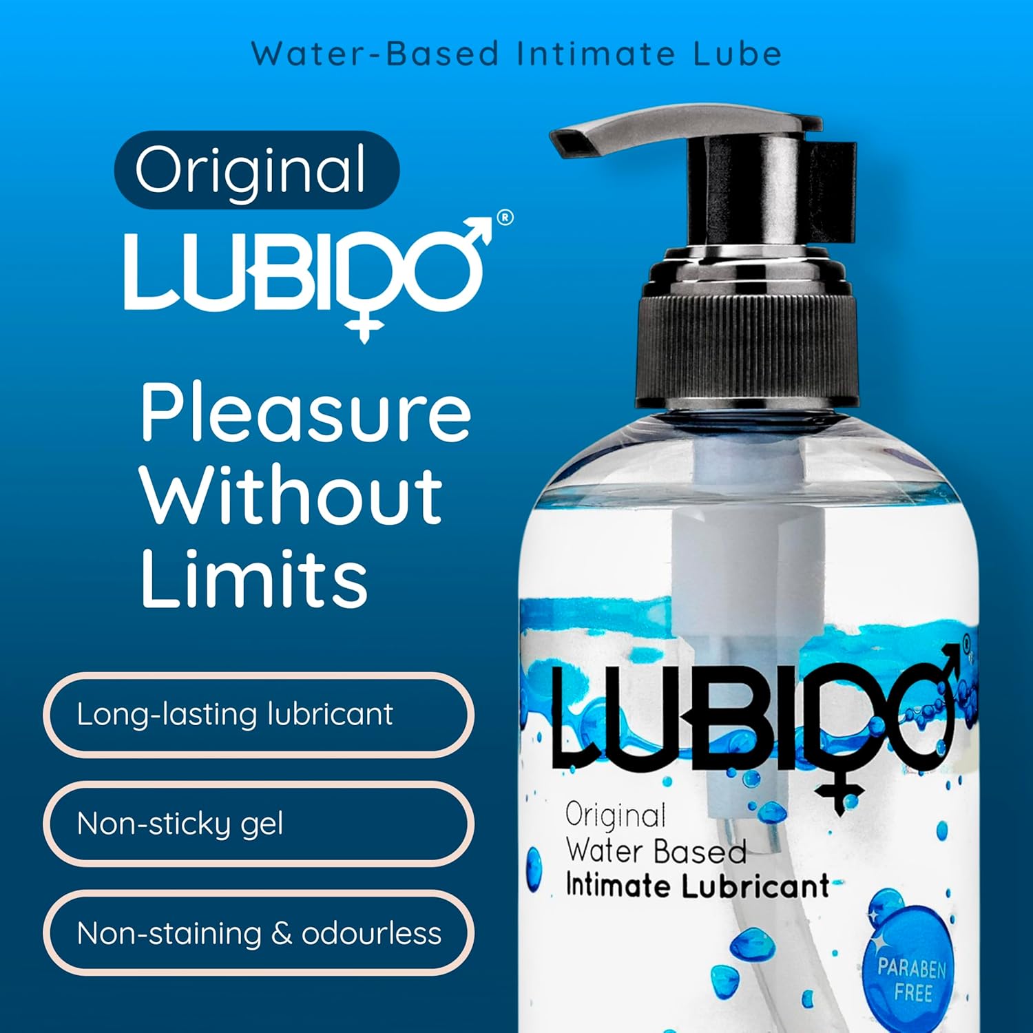 Thumbnail 1 de Lubido Original 250ml water based lube pack