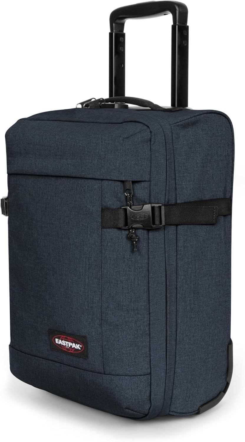 Detalle de Eastpak TRANVERZ XXS Valise – 28 L, 45 x 32 x 20 cm, Triple Denim (Bleu)