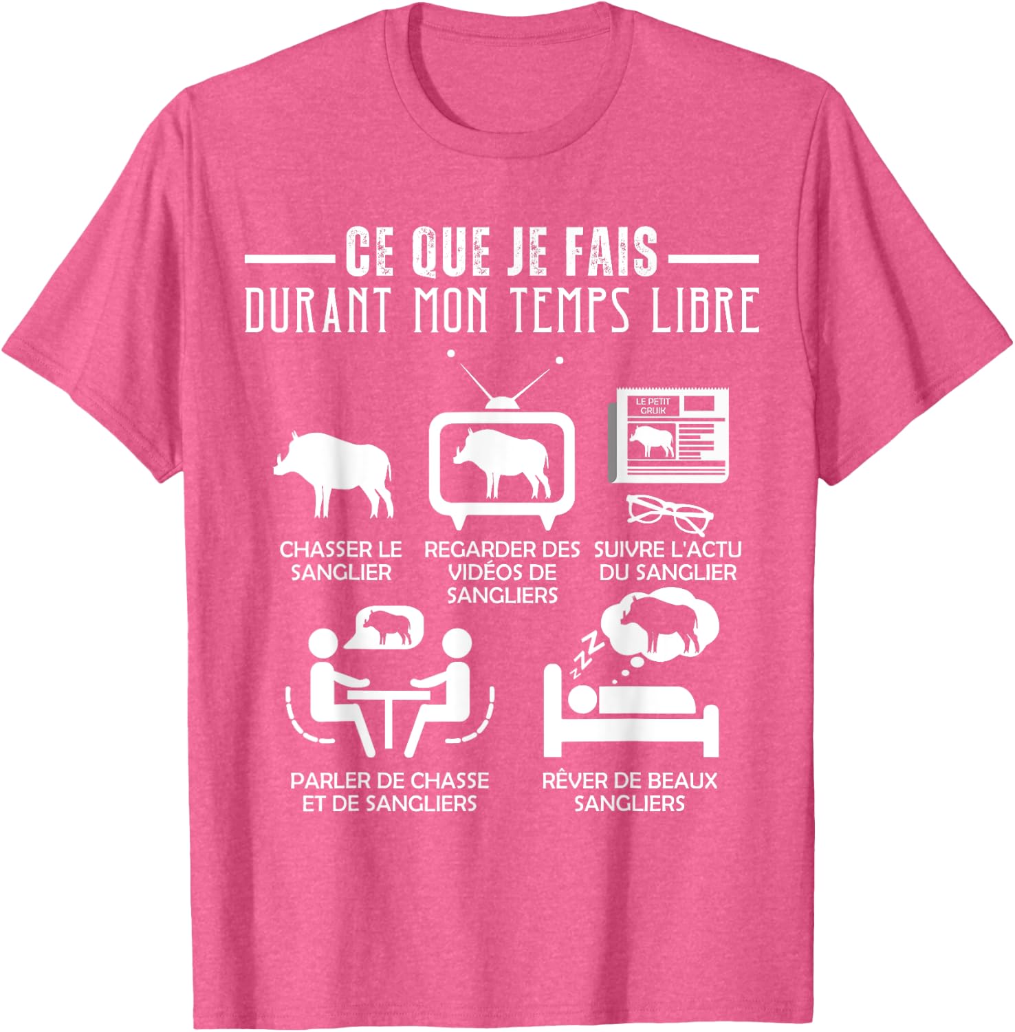 Thumbnail 5 de T-Shirt Chasse Sanglier