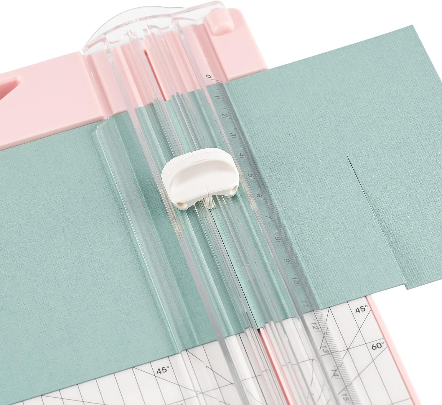 Thumbnail 5 de Vaessen Creative 2207-110 Papierschneider zum Schneiden und Falzen – Rosa, für Scrapbooking und Karten Basteln