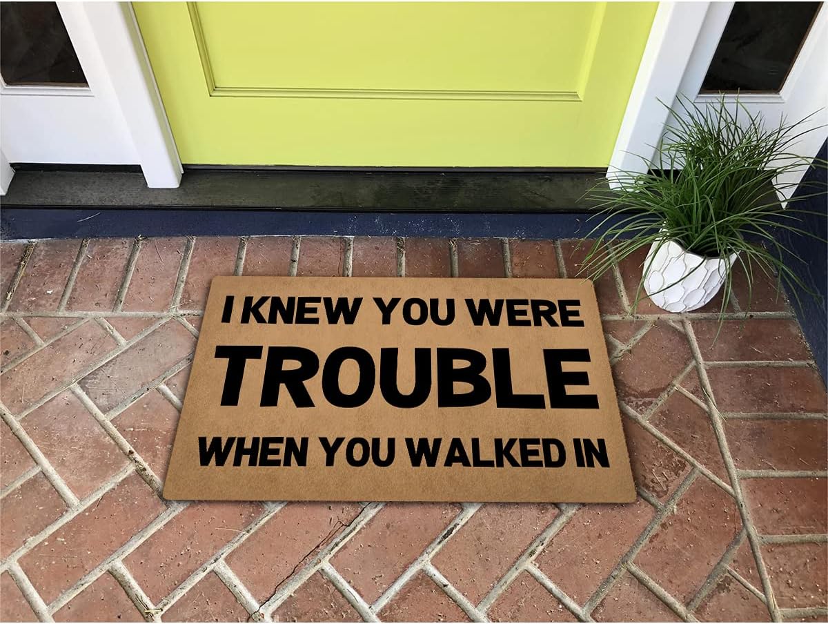 Detalle de Funny Welcome Doormat 23.7 x 15.9 in