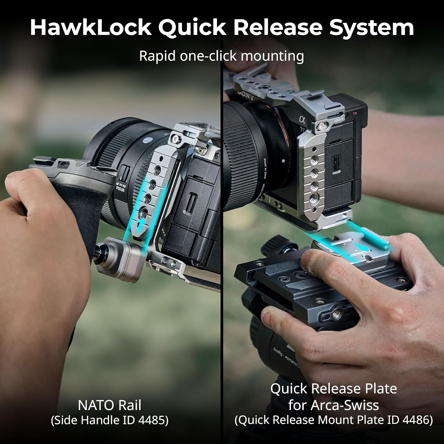 Detalle 2 de SMALLRIG HawkLock cage A7C II 1s
