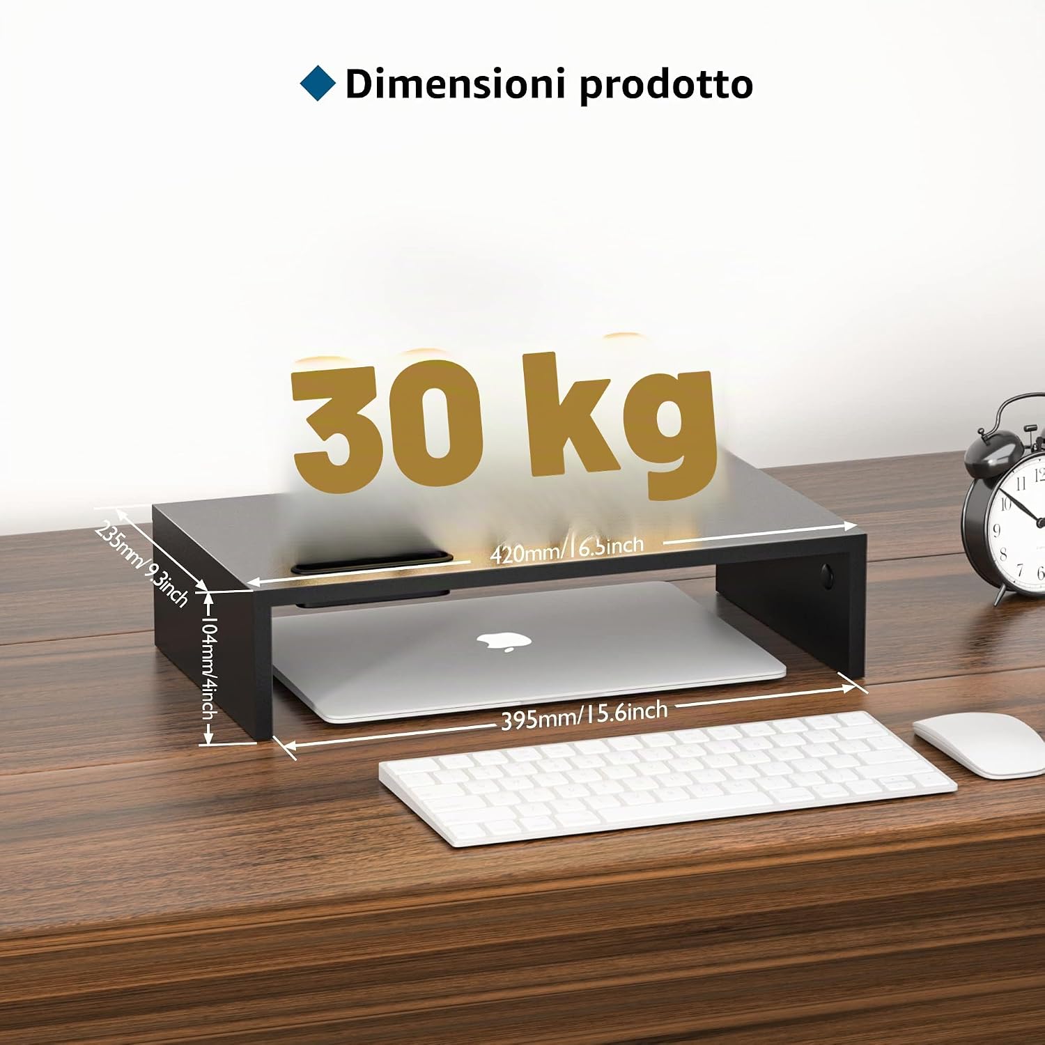 Detalle de BONTEC supporto monitor ergonomico 30 kg