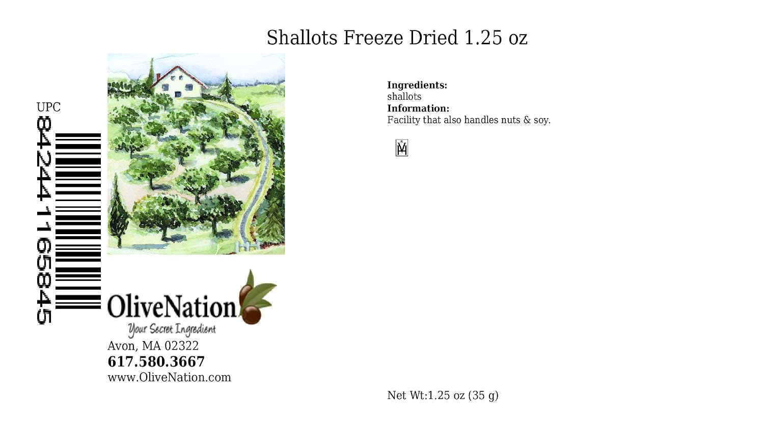 Detalle de OliveNation Freeze-Dried Shallots, 4 Ounces