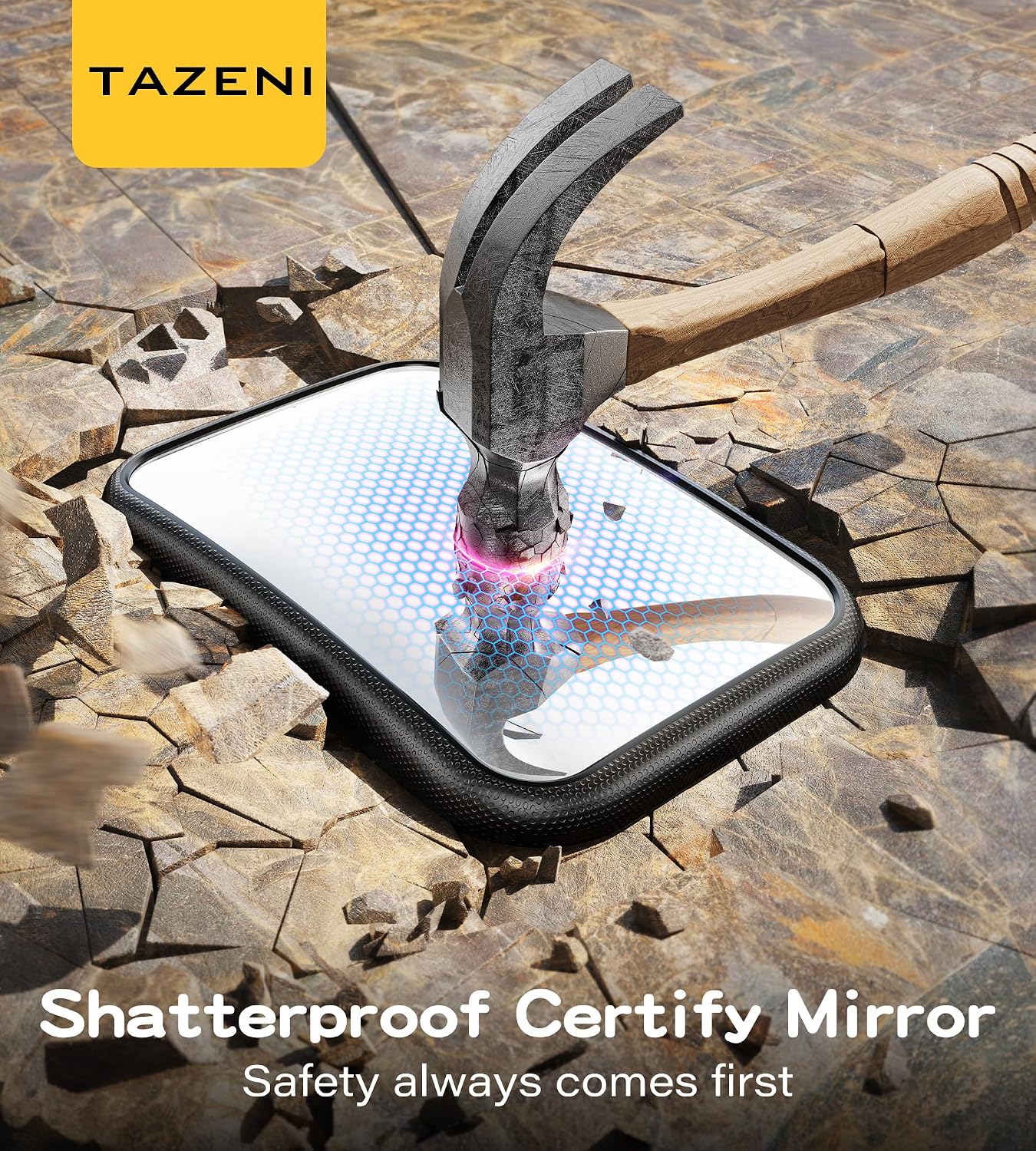 Thumbnail 4 de TAZENI BBJ-02 Baby Car Mirror with 360° Rotation and Stable Hook Clip
