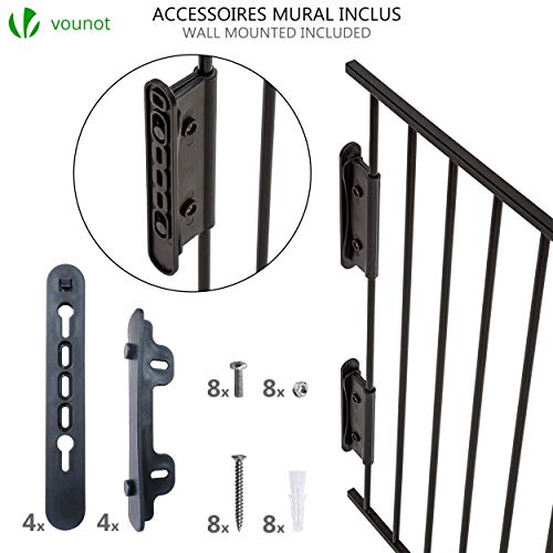 Thumbnail 6 de VOUNOT Barrière de Sécurité Pliable Grande Version 3M – Barrière de Protection cheminée 5 Panneaux Pré-assemblé
