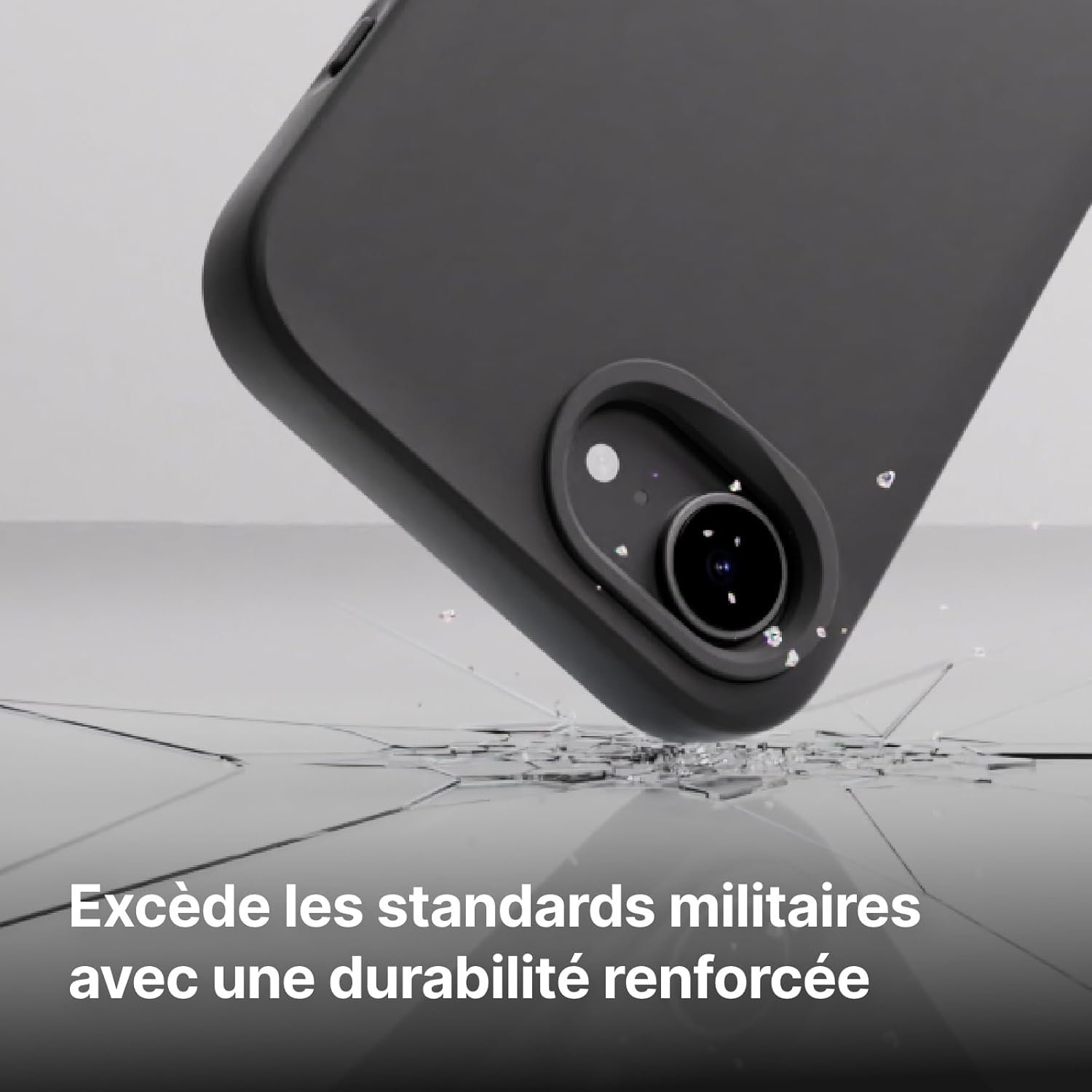 Thumbnail 1 de RhinoShield SolidSuit Rose Sorbet — Coque fine avec absorption des chocs pour iPhone 17e/16e