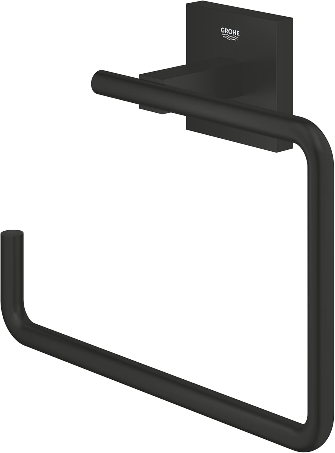 Thumbnail 1 de Anello portasciugamani GROHE Start Cube QuickFix in metallo nero opaco – 409752430
