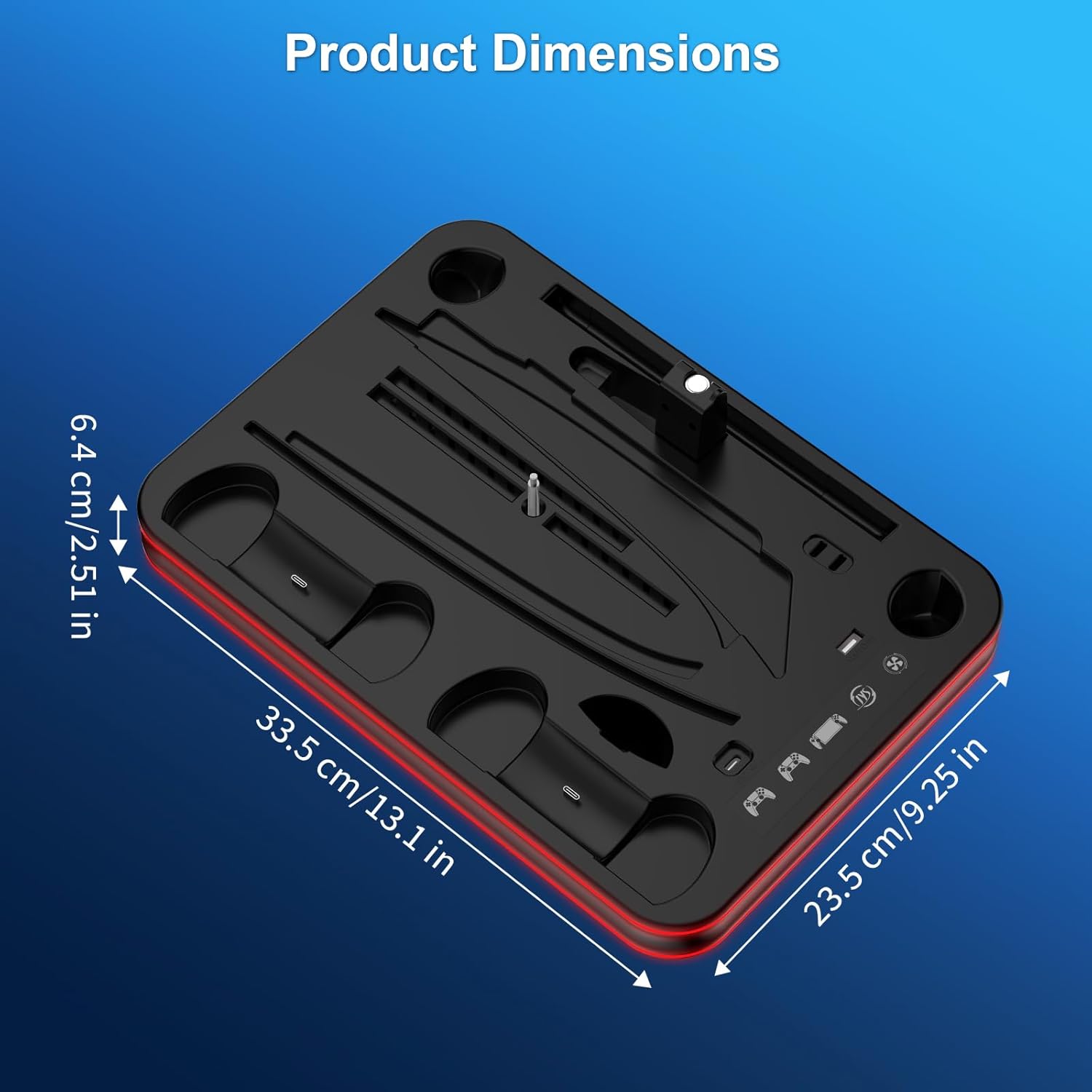 Thumbnail 6 de FYOUNG All in One Cooling Stand & Charger Station for PS5 / Portal & Controller