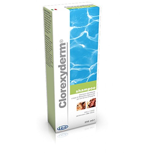Detalle de ICF Clorexiderm Shampo 250 ml – Igiene toeletta cane, Multicolore