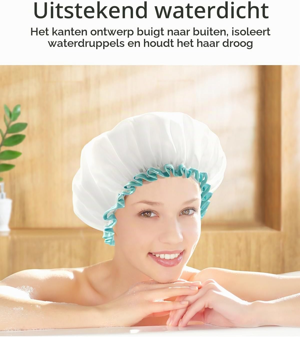 Thumbnail 2 de mikimini douchemuts maat M van PEVA, herbruikbaar en wasbaar