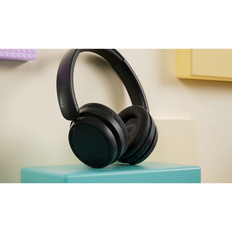 Detalle de Auriculares Philips 5000 series TAH5209BK/97 — Bluetooth, 65 h de autonomía y sonido profesional