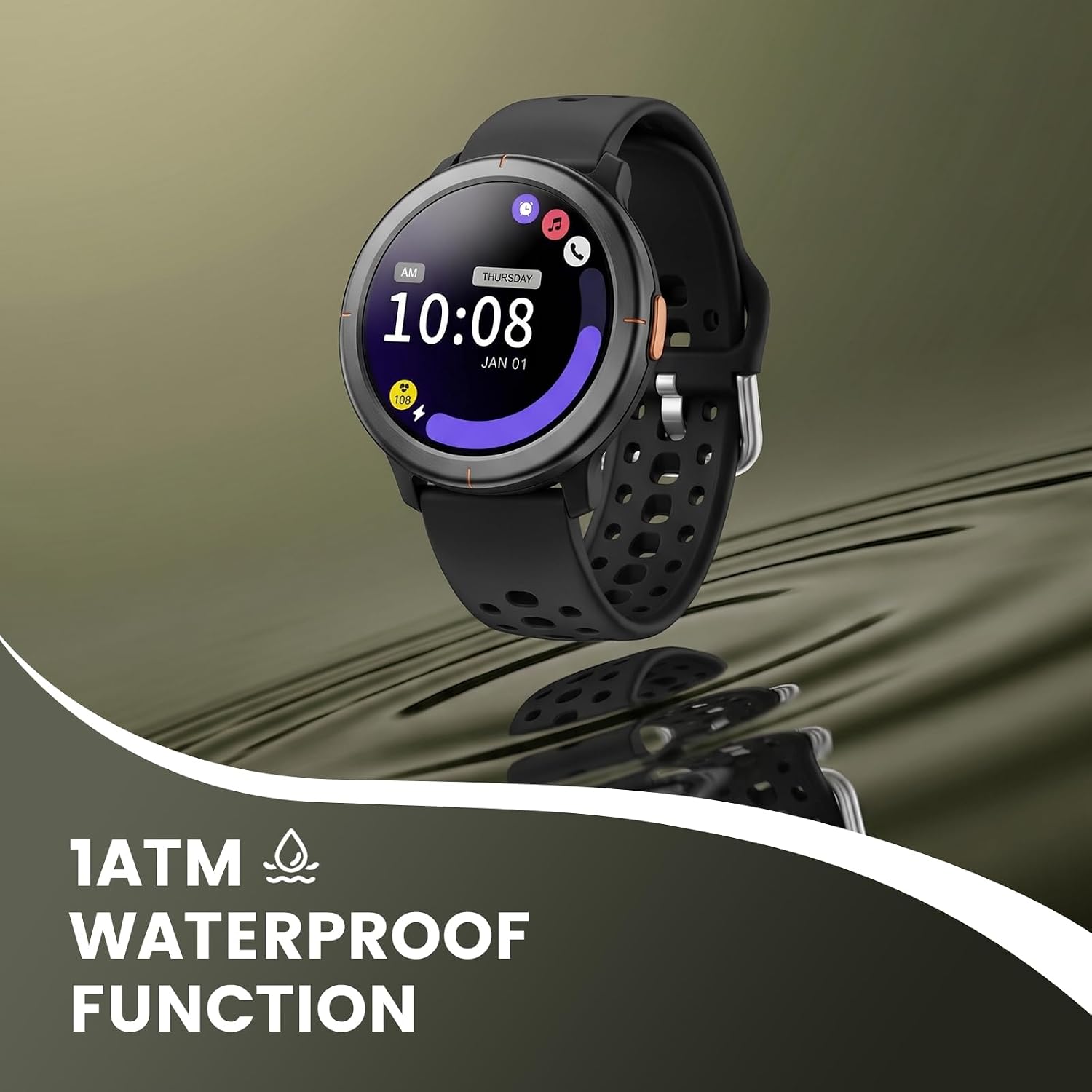 Detalle de SOUIE Smart Watch for Men and Women with Bluetooth Calls and Activity Tracking
