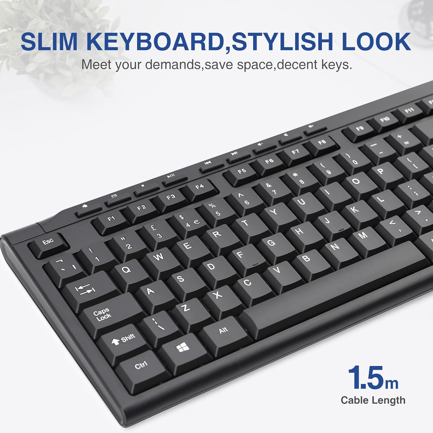 Thumbnail 3 de Rii RK907 wired keyboard 104 keys