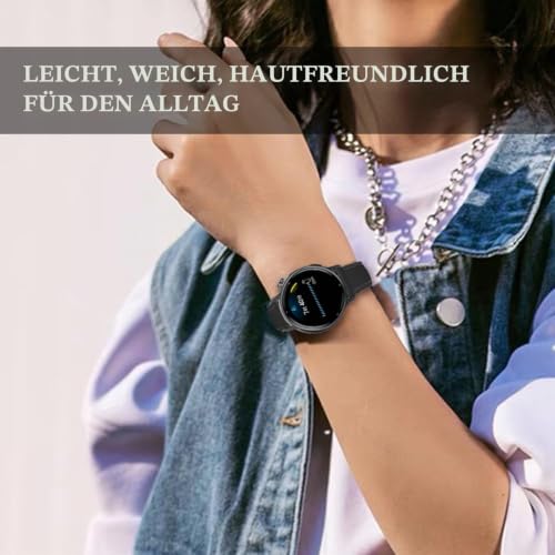 Thumbnail 4 de NEMUALL Lederarmband 20 mm für Garmin Vivoactive 5/6, Venu 2 Plus Sq – Ersatzband