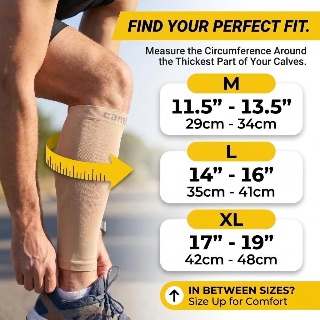Detalle 2 de CAMBIVO Calf Sleeves 20-30 mmHg