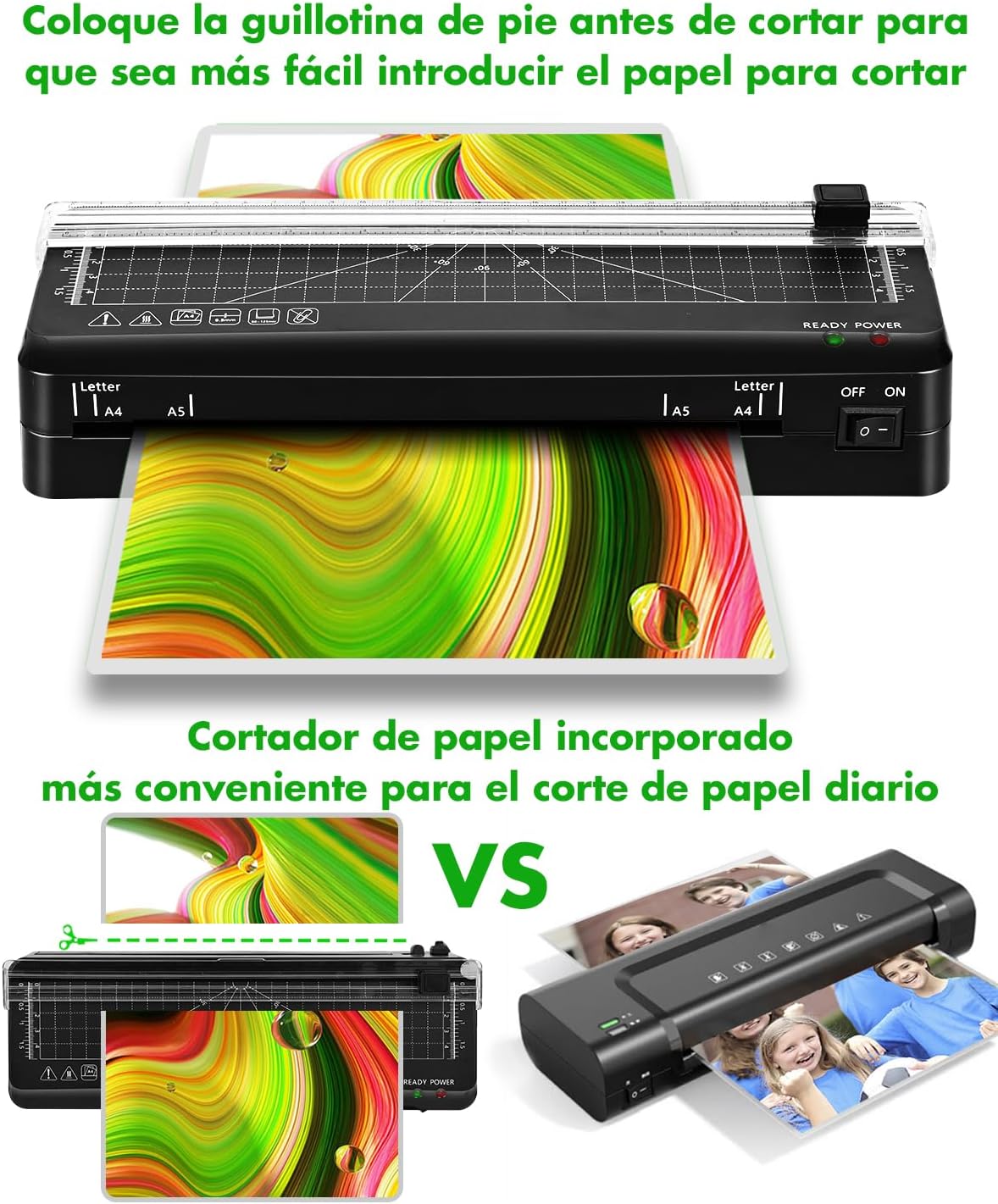 Thumbnail 3 de BAYGE Plastificadora A4 70 s calentamiento