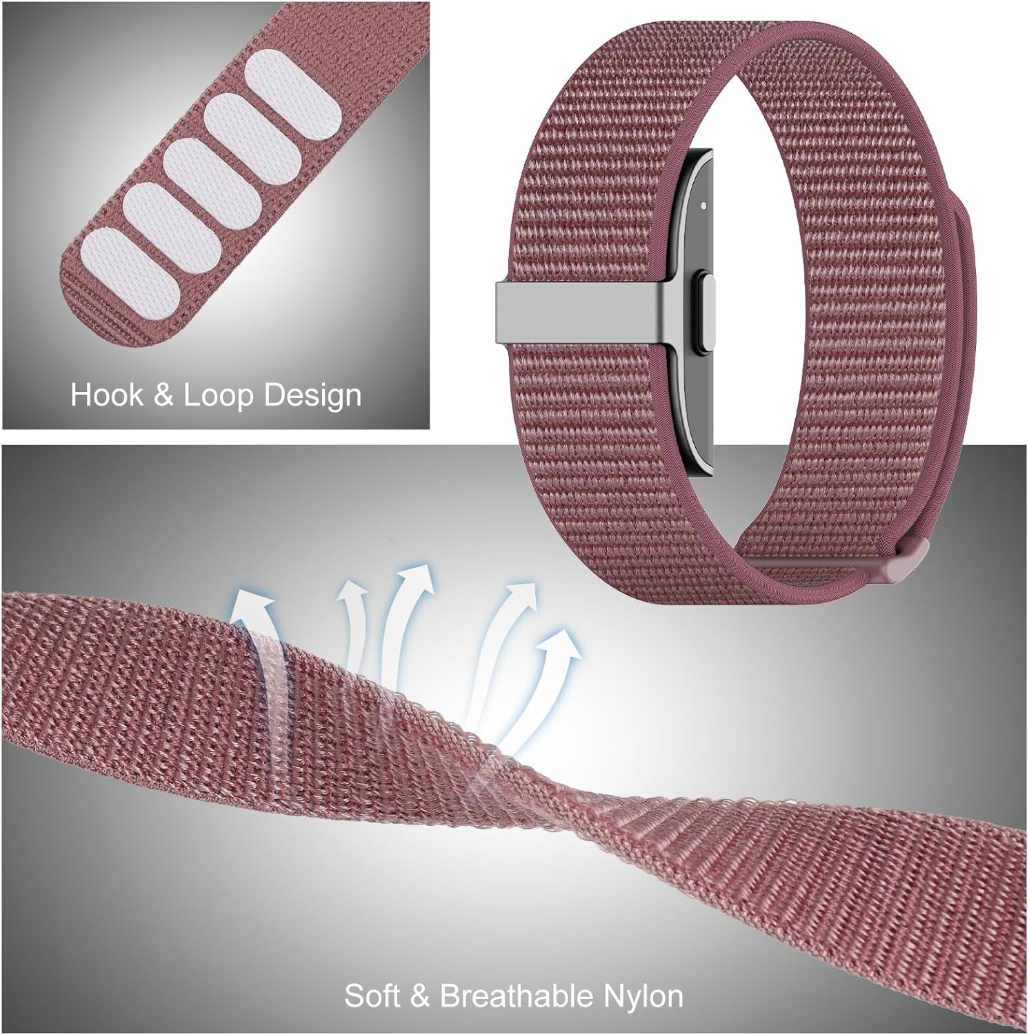 Thumbnail 1 de Polyjoy Replacement Strap for Hume Health Band: nylon loop, breathable, adjustable