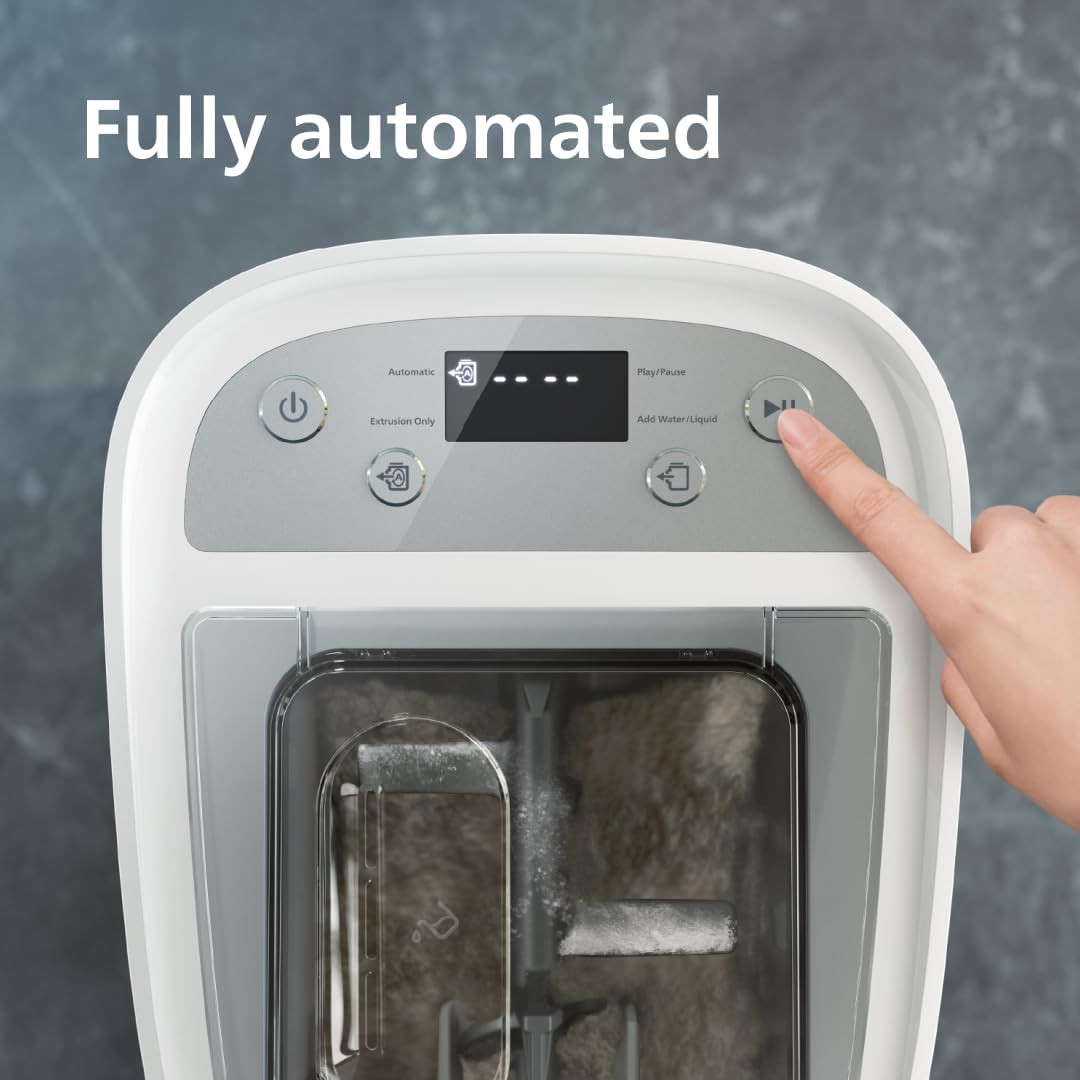 Detalle de Philips 7000 Series HR2660/03 Automatic Pasta Maker, 8 Shapes, White