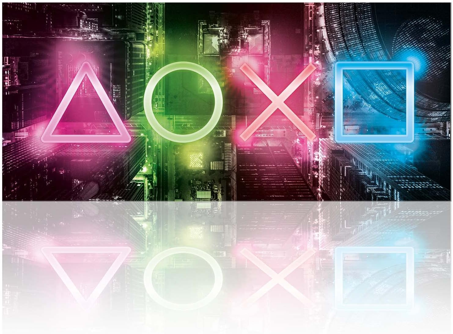 Detalle 2 de GOODS+GADGETS Poster Gamer XXL 100 x 45 cm – neon gamingposter