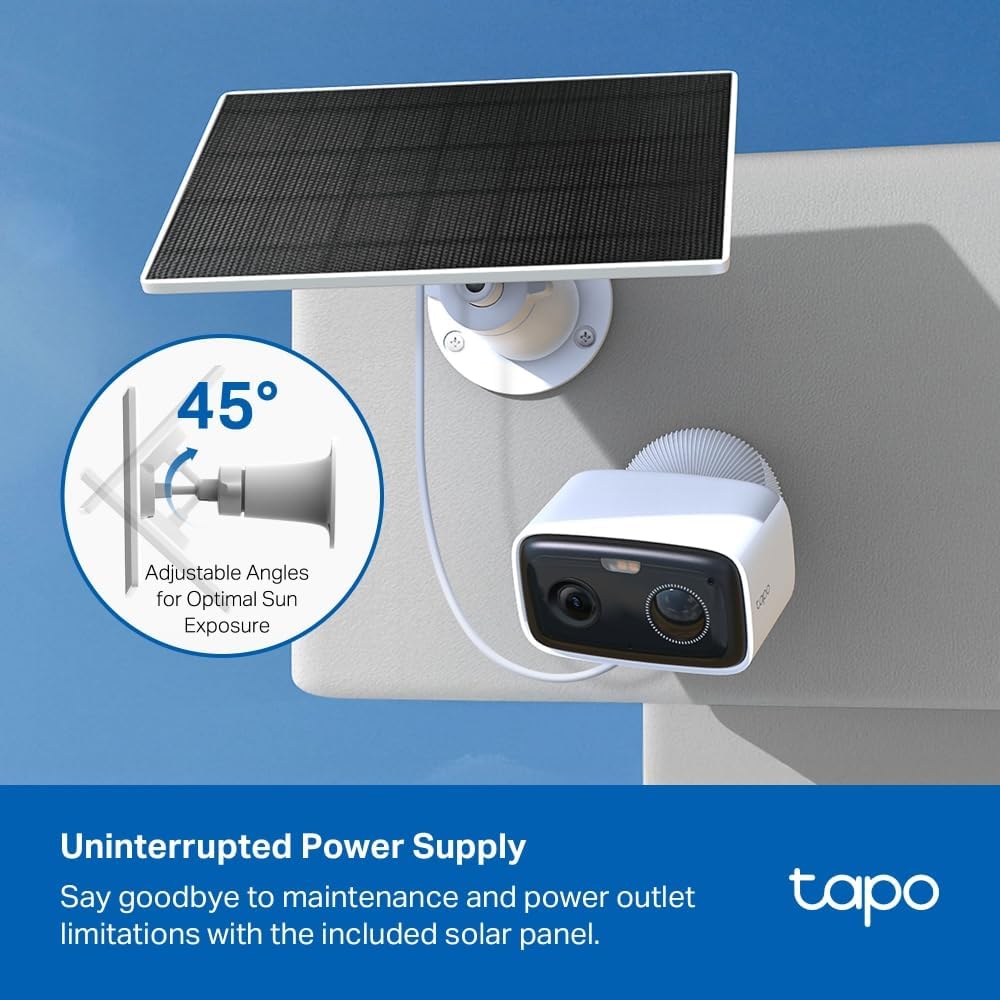 Thumbnail 1 de Tapo C400 KIT (1080p) Solar-Überwachungskamera für außen mit Farbnachtsicht & WLAN 2,4 GHz
