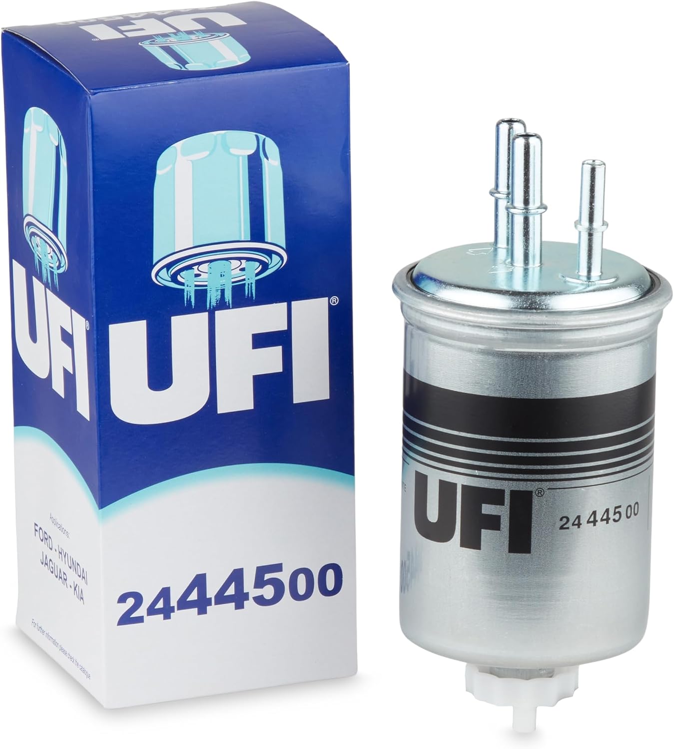 Detalle de UFI Filters Filtre Diesel 24.445.00 (filtre à carburant de remplacement) pour Ford, Hyundai, Jaguar, Kia et Ssangyong
